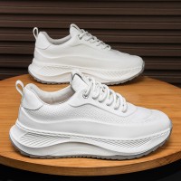Men's Thick-soled Sports Shoes Casual Breathable Sneakers Lace-up