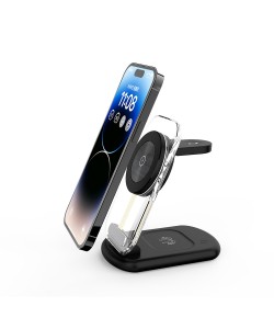 Transparent Folding Magnetic Three-in-one Wireless Charger