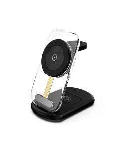Transparent Folding Magnetic Three-in-one Wireless Charger