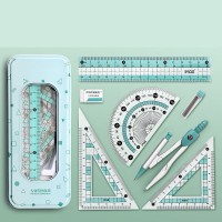 Compasses Set Student Triangular Plate