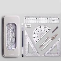 Compasses Set Student Triangular Plate
