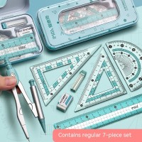 Compasses Set Student Triangular Plate