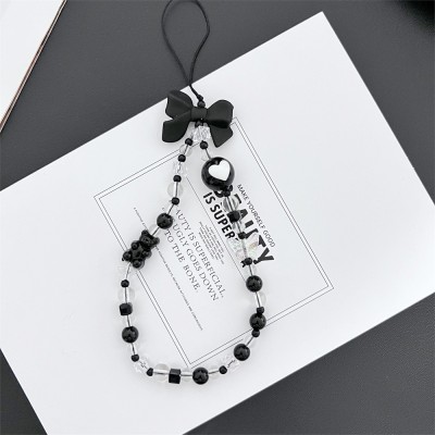 Acrylic Handmade Bow Mobile Phone Lanyard