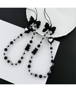 Acrylic Handmade Bow Mobile Phone Lanyard