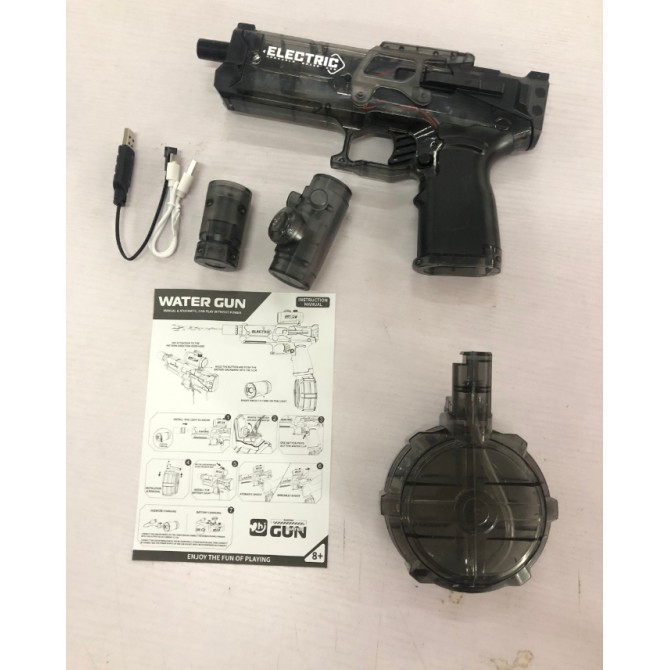 Fire Rat Electric Water Pistol Cool Light Full Automatic Water Spray Gun Summer Toy Sports Entertainment Children Gifts AC223