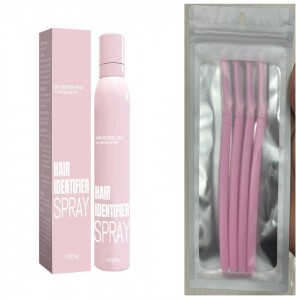 Hair Identifier Spray Set For Face Shaving Moisturizing Dermaplaner Spray For Face Shaving Skin Care