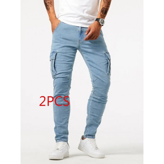 Men's Casual Multi-bag Labor Protection Pants