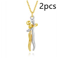 Love Hug Necklace for Couples – Unisex Gift Jewelry
