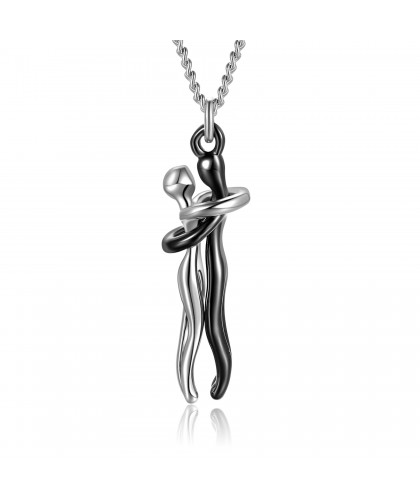 Love Hug Necklace for Couples – Unisex Gift Jewelry