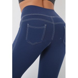 Women's Printed Denim Inspired Leggings