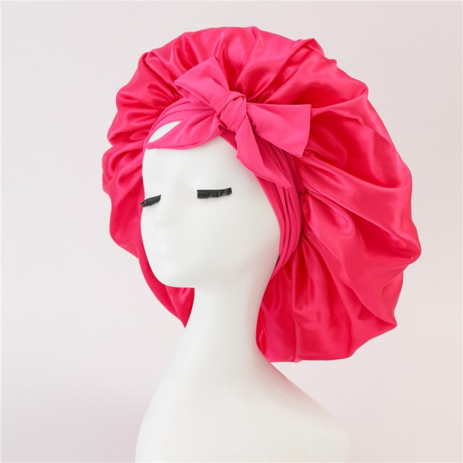 Silk Sleep Bonnet for Women Satin Cap for Curly Hair