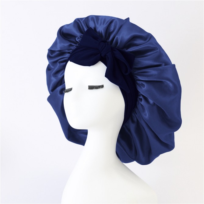 Silk Sleep Bonnet for Women Satin Cap for Curly Hair