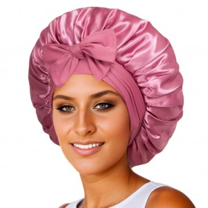 Silk Sleep Bonnet for Women Satin Cap for Curly Hair