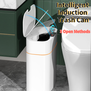 Automatic Smart Bin with Lid for Home and Car