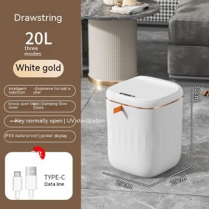 Automatic Smart Bin with Lid for Home and Car