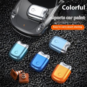 Mini Electric Shaver – Dual Ring Portable Razor for Men