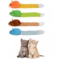 Long Tail Cat Toy – Interactive Mouse Teaser for Pets