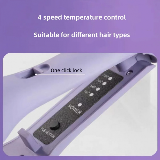 32mm Hair Curler – Deep Wave Iron with 4 Heat Settings