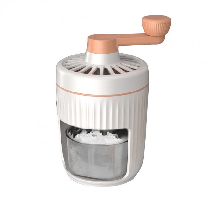 Hand-Cranked Ice Shaver – Small Home Smoothie Crusher