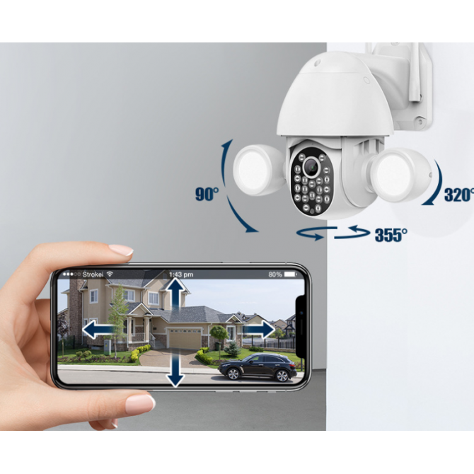 3MP Dual Light HD Security Camera for Smart Home