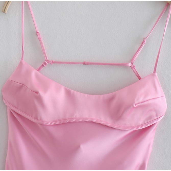 Women's Satin Slip Dress – Elegant Summer Party Wear