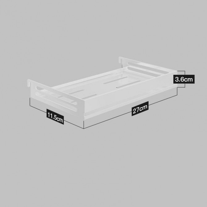 Stainless Steel Wall-Mounted Kitchen Storage Rack