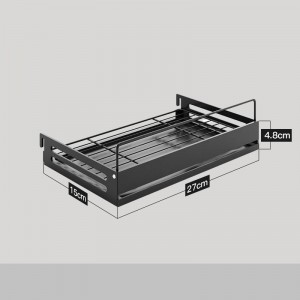 Stainless Steel Wall-Mounted Kitchen Storage Rack