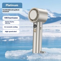 Mini Rechargeable Fan with Ice Compress – High-Speed