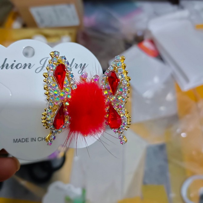 Mink Hair Butterfly Hairpin Wings Move