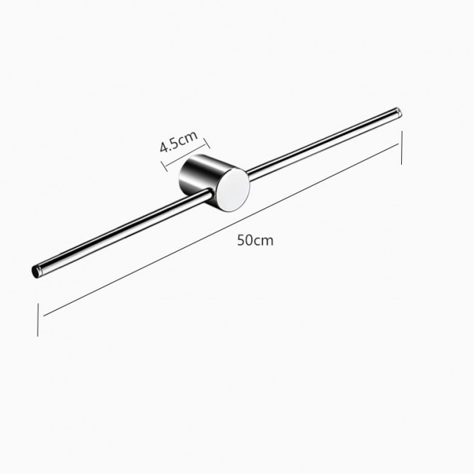 Punch-Free Stainless Steel Bathroom Towel Rack