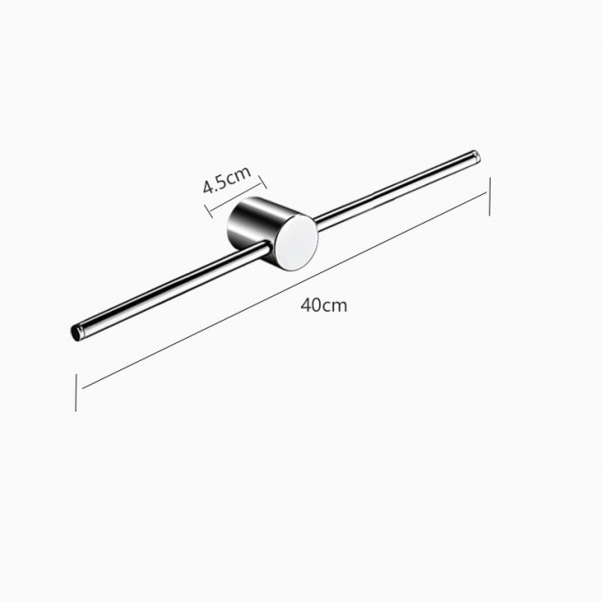 Punch-Free Stainless Steel Bathroom Towel Rack