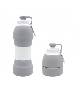 Silicone folding water bottle