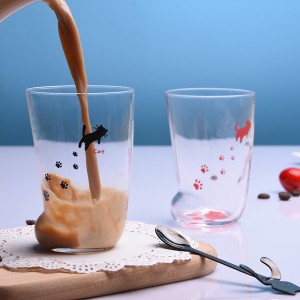 Cute Cat Paw Glass Mug – Coffee, Milk, Gift Tumbler