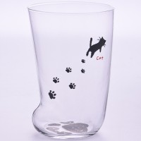 Cute Cat Paw Glass Mug – Coffee, Milk, Gift Tumbler