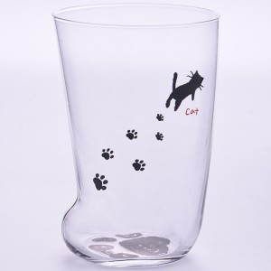 Cute Cat Paw Glass Mug – Coffee, Milk, Gift Tumbler