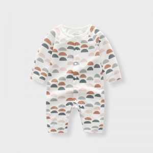 Bamboo Baby Romper – Soft Long Sleeve Unisex Jumpsuit