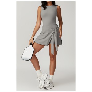 Women's Sleeveless Yoga Romper – Backless One-Piece