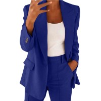 Women's Casual Blazer Suit – Jacket & Slim Pants