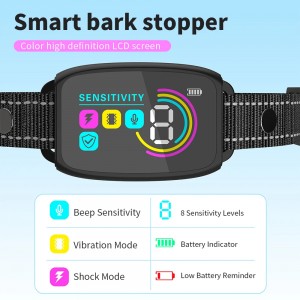 Smart Anti-Bark Dog Collar – Rechargeable & Waterproof