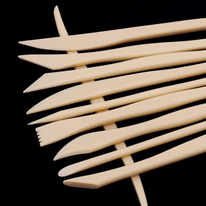 Plastic Clay Tools Suit 10-piece Set Art Supplies