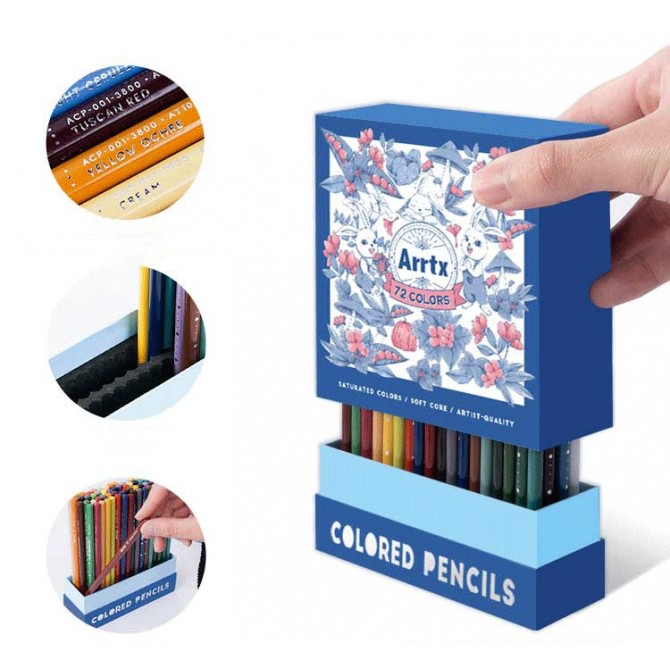 Art Supplies Drawing Sketch Colored Soft Core Color Pencil