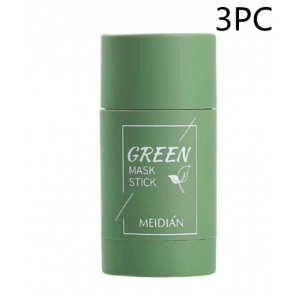 Cleansing Green Tea Mask Clay Stick Oil Control Anti-Acne Whitening Seaweed Mask Skin Care