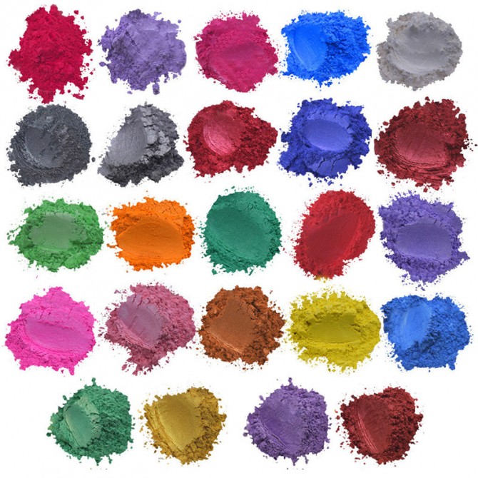 Color Pigment Powder Mica Powder 52 Colors
