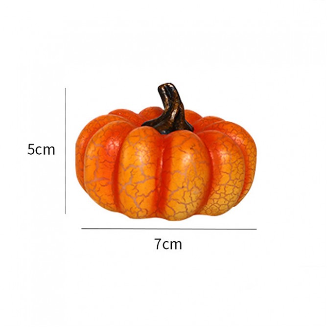 Halloween LED Pumpkin Lantern – Luminous Resin Decor