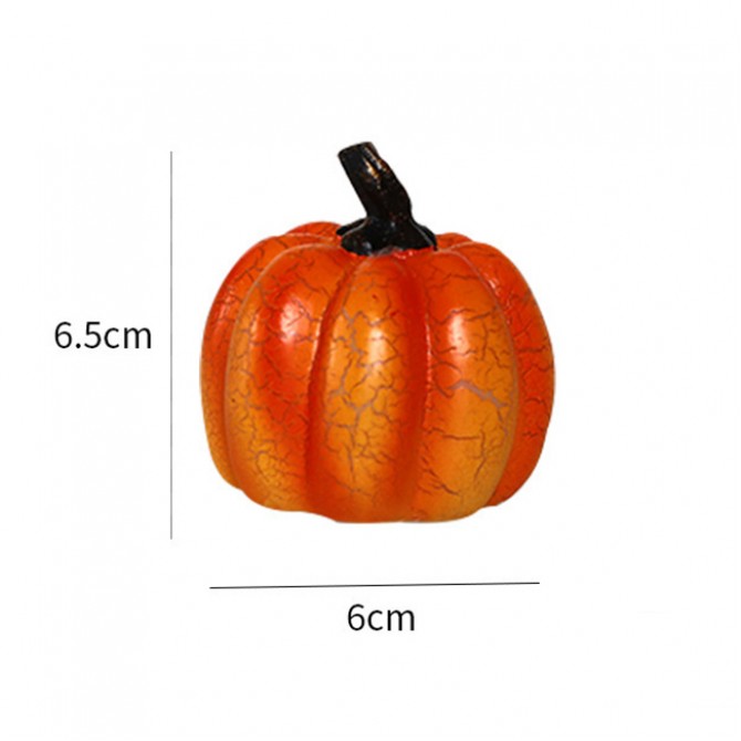 Halloween LED Pumpkin Lantern – Luminous Resin Decor