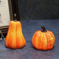 Halloween LED Pumpkin Lantern – Luminous Resin Decor