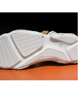 Women's Platform Sports Style One-line Peep Toe Velcro Sandals
