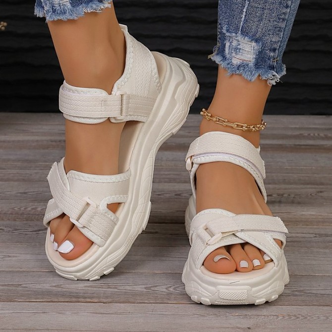 Spring And Summer Platform Women's Flat Sandals