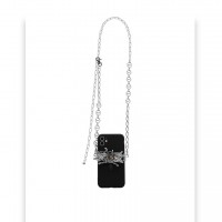 Spider Moonstone Metal Mobile Phone Charm