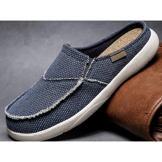 Loafers Half Slippers Men's Lightweight Summer Men's Leisure Pump Men's